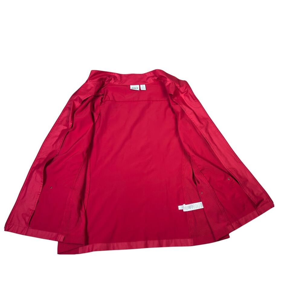 Chico’s Zenergy Vest Size XL Red Sleeveless Zip Front Jacket Pockets Layer - Picture 8 of 12